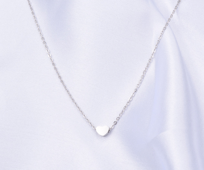 Collier Cœur Rosé — Plaqué Or Rose 18K