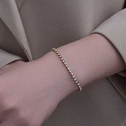 Bracelet Chaîne Essentielle — Plaqué Or 18K