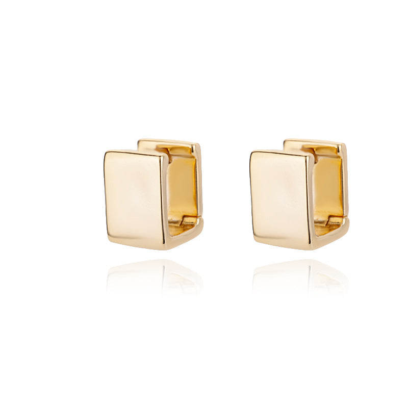 Créoles Géométriques — Plaqué Or 18K