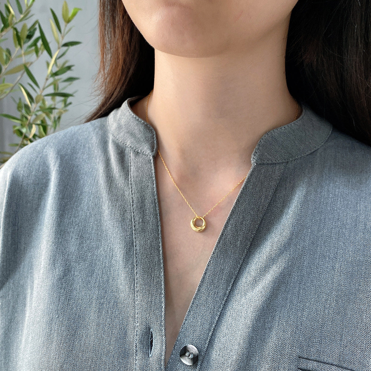 Collier Spirale — Argent S925