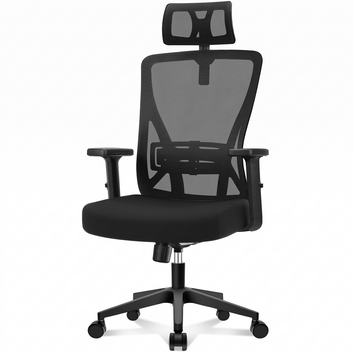 Fauteuil de bureau en maille respirante avec têtière réglable